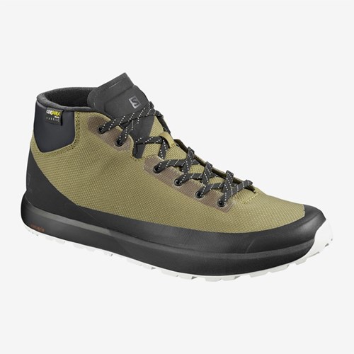 Men's Salomon Acro Chukka Wr 2 Sneakers Green | US(879312)