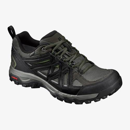 Men's Salomon Evasion 2 Gtx Walking Shoes Green | US(541980)