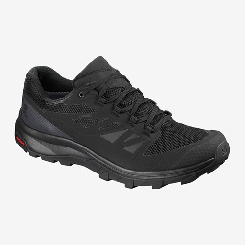 Men's Salomon Outline Gtx Hiking Shoes Black | US(839167)