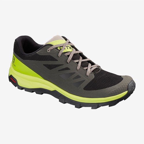 Men's Salomon Outline Hiking Shoes Green | US(480963) [US(480963)]