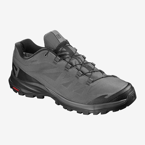 Men's Salomon Outpath Gtx Hiking Shoes Grey | US(725138)