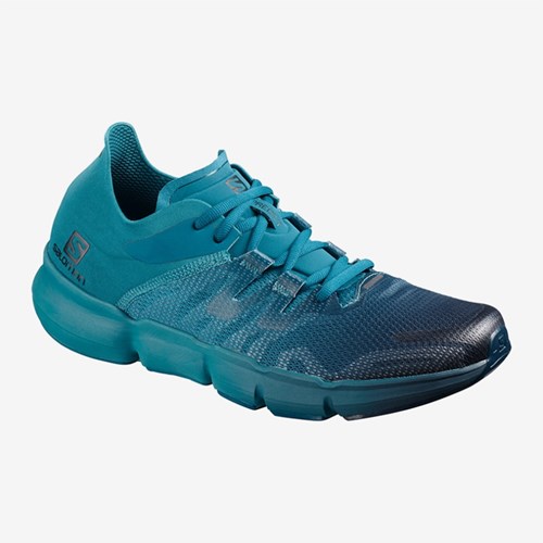 Men's Salomon Predict Ra Running Shoes Blue | US(621098)