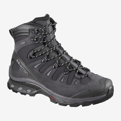 Men's Salomon Quest 4d 3 Gtx Walking Boots Black | US(825190)