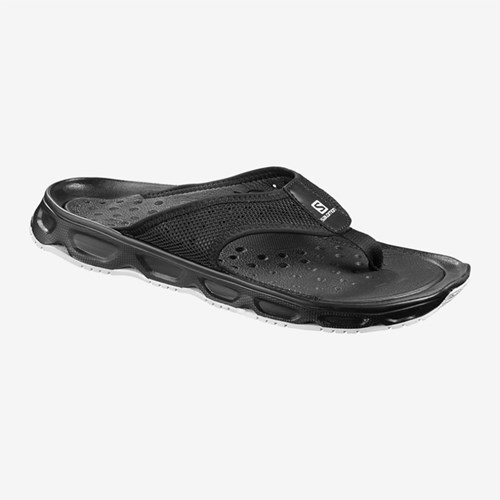 Men's Salomon Rx Break 4.0 Flip Flops Black | US(023569)