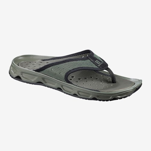 Men's Salomon Rx Break 4.0 Flip Flops Gray | US(214986)