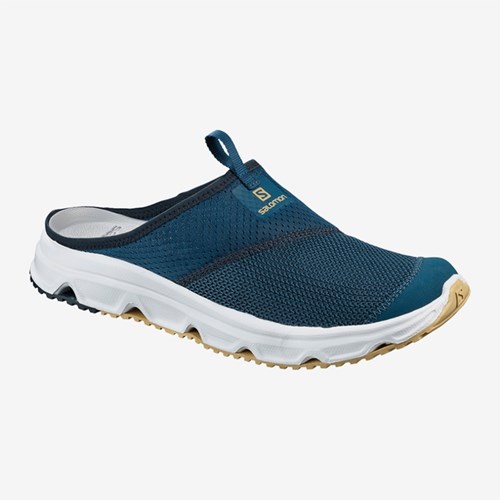 Men's Salomon Rx Slide 4.0 Slippers Navy | US(281536)