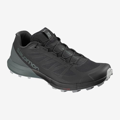 Men's Salomon Sense Pro 3 Trail Running Shoes Black | US(395246) [US(395246)]