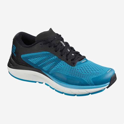 Men's Salomon Sonic Ra Max 2 Running Shoes Blue | US(105426)