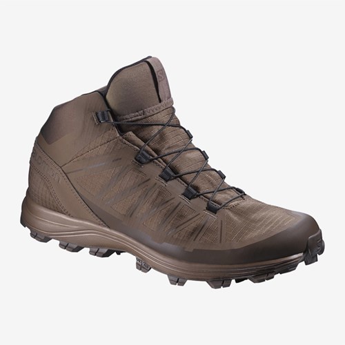 Men's Salomon Speed Assault Tactical Boots Brown | US(849751)