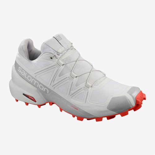 Men's Salomon Speedcross 5 Trail Running Shoes White | US(671509) [US(671509)]