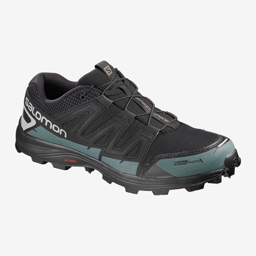 Men's Salomon Speedspike Cs Trail Running Shoes Black | US(460235)