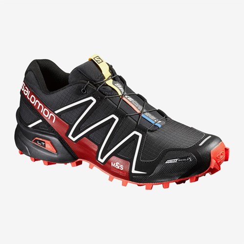 Men's Salomon Spikecross 3 Cs Trail Running Shoes Black | US(953241)