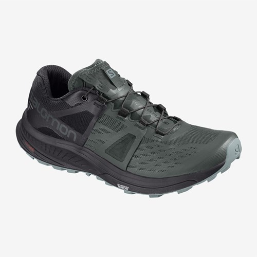 Men's Salomon Ultra Pro Trail Running Shoes Olive | US(619374)