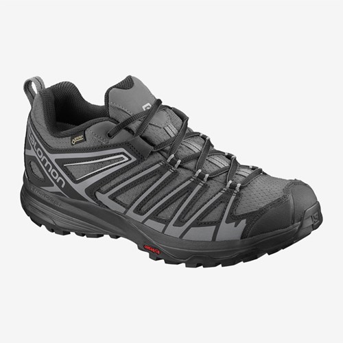 Men's Salomon X Crest Gtx Hiking Shoes Black | US(781503)