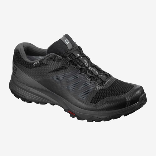 Men's Salomon Xa Discovery Gtx Trail Running Shoes Black | US(318570)