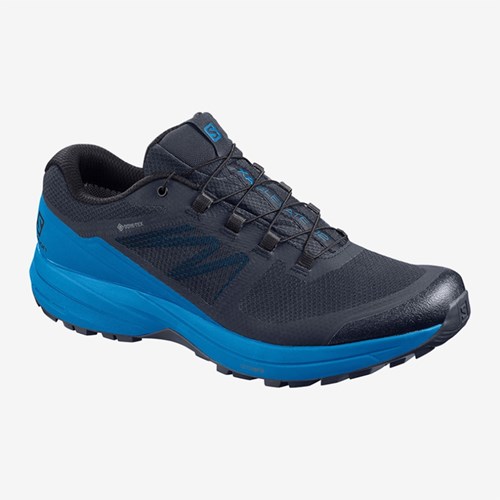 Men's Salomon Xa Elevate 2 Gtx Trail Running Shoes Blue | US(274305)