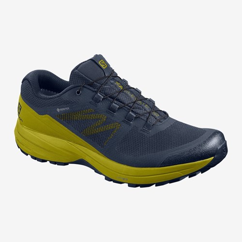 Men's Salomon Xa Elevate 2 Gtx Trail Running Shoes Navy | US(368179)