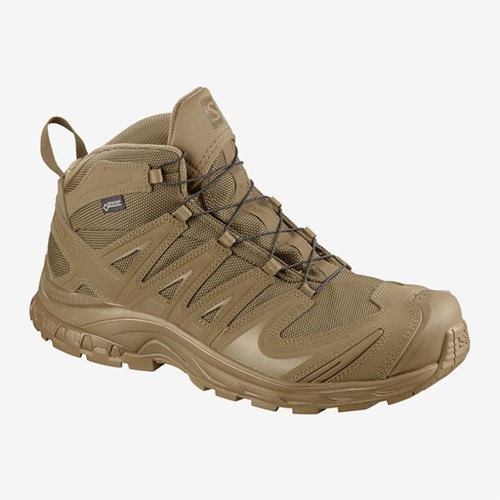 Men's Salomon Xa Forces Mid Gtx Tactical Boots Brown | US(605832)