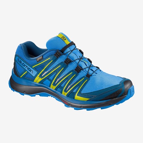 Men's Salomon Xa Lite Gtx Trail Running Shoes Blue | US(062347)