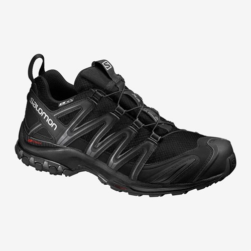 Men's Salomon Xa Pro 3d Cs Wp Trail Running Shoes Black | US(390872)