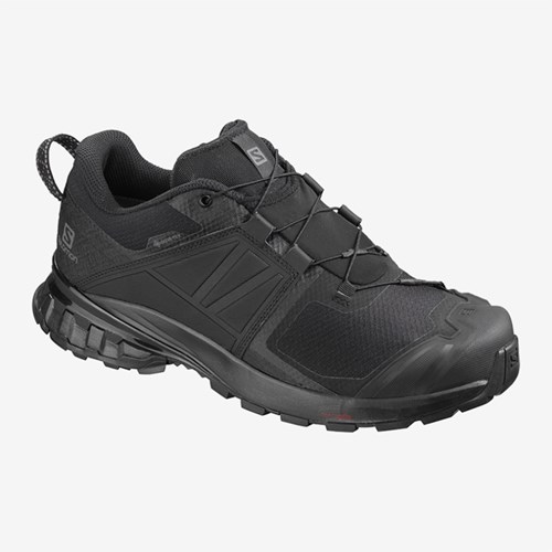 Men's Salomon Xa Wild Gtx Trail Running Shoes Black | US(352740)