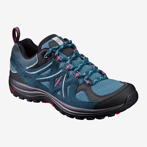 Women's Salomon Ellipse 2 Aero W Walking Shoes Blue | US(549123)