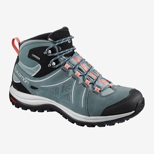 Women's Salomon Ellipse 2 Mid Ltr Gtx W Hiking Boots Blue | US(092876)