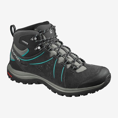 Women's Salomon Ellipse 2 Mid Ltr Gtx W Hiking Boots Black | US(172436)