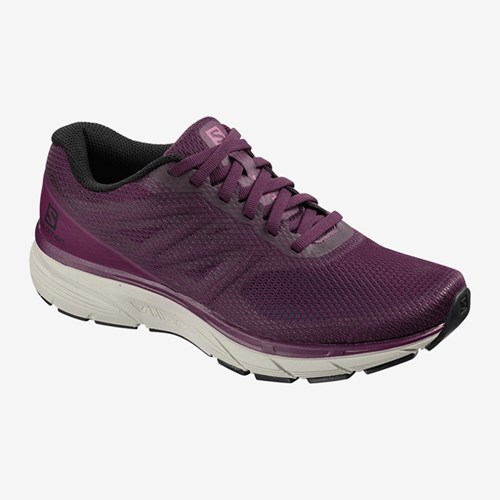 Women's Salomon Juxta Ra W Road Running Shoes Purple | US(749802)