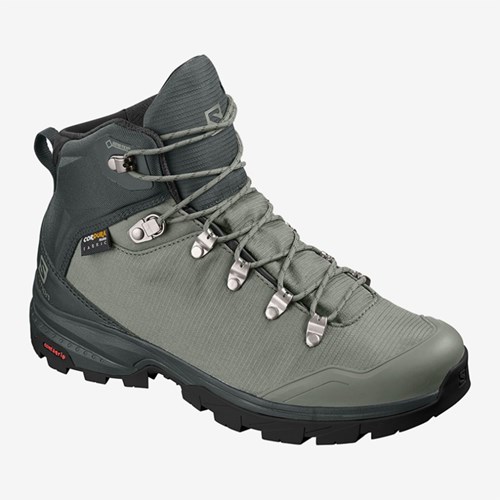 Women's Salomon Outback 500 Gtx W Walking Boots Olive | US(210745)