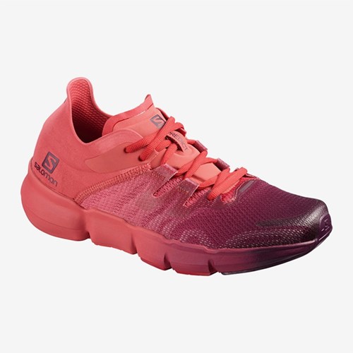 Women's Salomon Predict Ra W Running Shoes Red | US(139624)