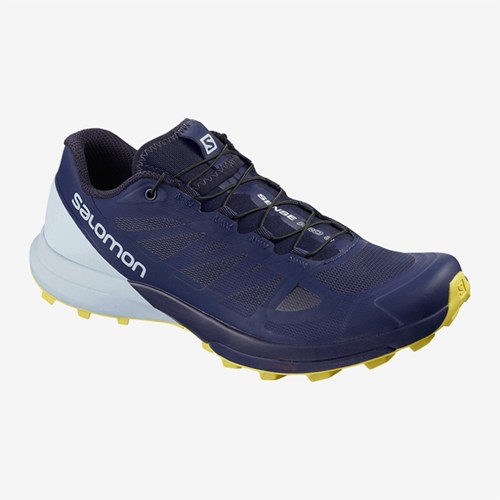 Women's Salomon Sense Pro 3 W Trail Running Shoes Blue | US(471962)