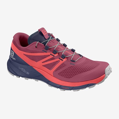 Women's Salomon Sense Ride 2 W Trail Running Shoes Red | US(826197)