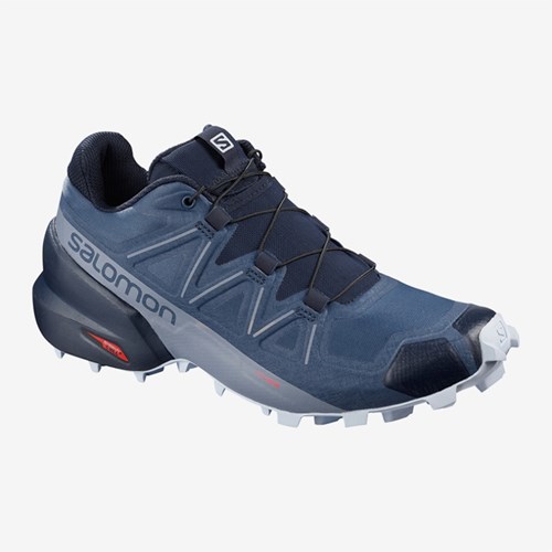 Women's Salomon Speedcross 5 W Trail Running Shoes Navy | US(612035)