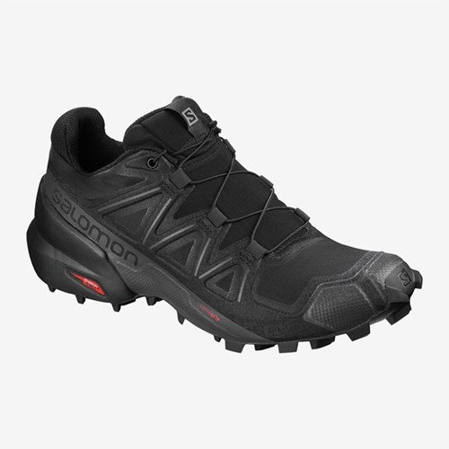 Women's Salomon Speedcross 5 W Trail Running Shoes Black | US(789561)