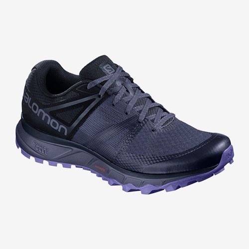 Women's Salomon Trailster W Trail Running Shoes Purple | US(738651)