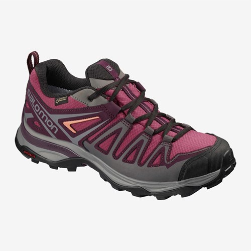 Women's Salomon X Ultra 3 Prime Gtx W Walking Shoes Purple | US(692815)