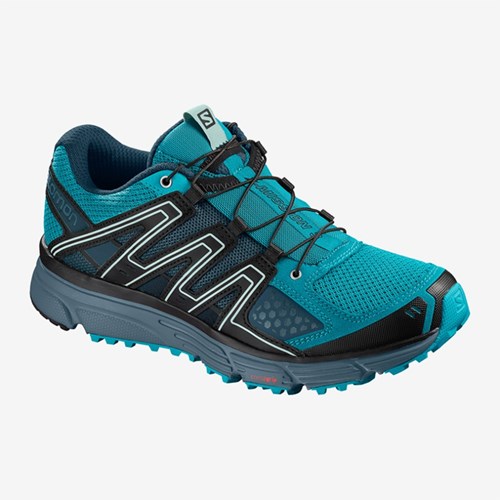 Women's Salomon X-mission 3 W Running Shoes Blue | US(235069)