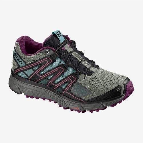 Women's Salomon X-mission 3 W Running Shoes Olive | US(468137)