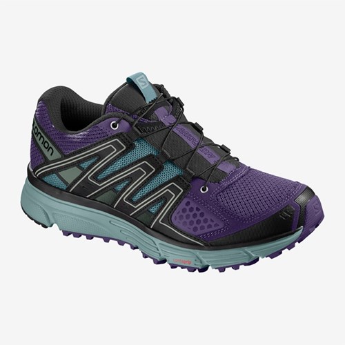 Women's Salomon X-mission 3 W Running Shoes Purple | US(703516)