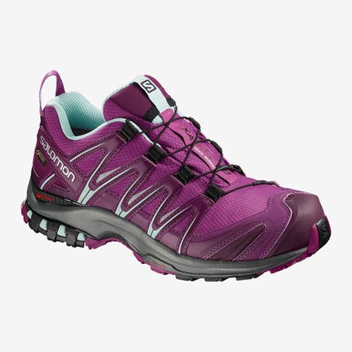 Women's Salomon Xa Pro 3d Gtx W Trail Running Shoes Purple | US(568742)