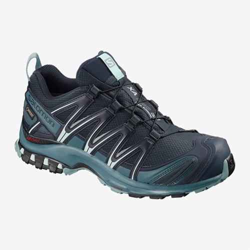 Women's Salomon Xa Pro 3d Gtx W Trail Running Shoes Navy | US(746502)